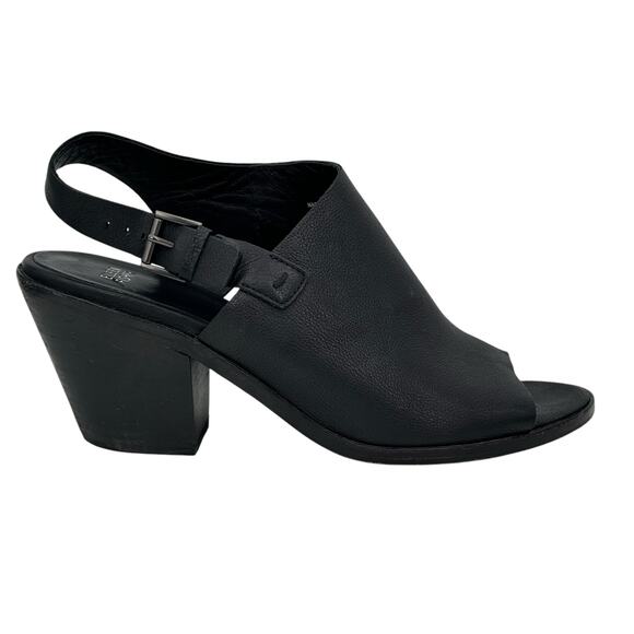 Eileen Fisher Glance Sling Back Heel Sandal Women's SZ 11 Black Comfort Capsule - Picture 2 of 10